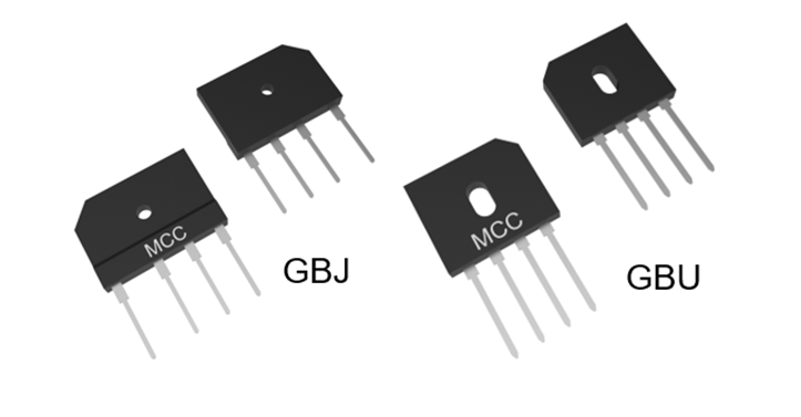 Micro Commercial Components (MCC) 600V & 800V Planar Low Vf Bridge Rectifiers